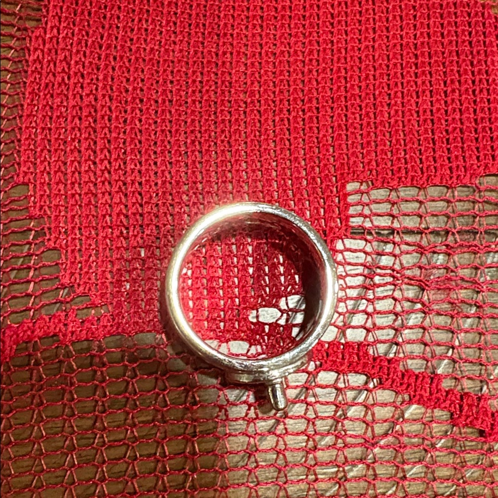 Coach Silver Ring With Unique Design - image 2